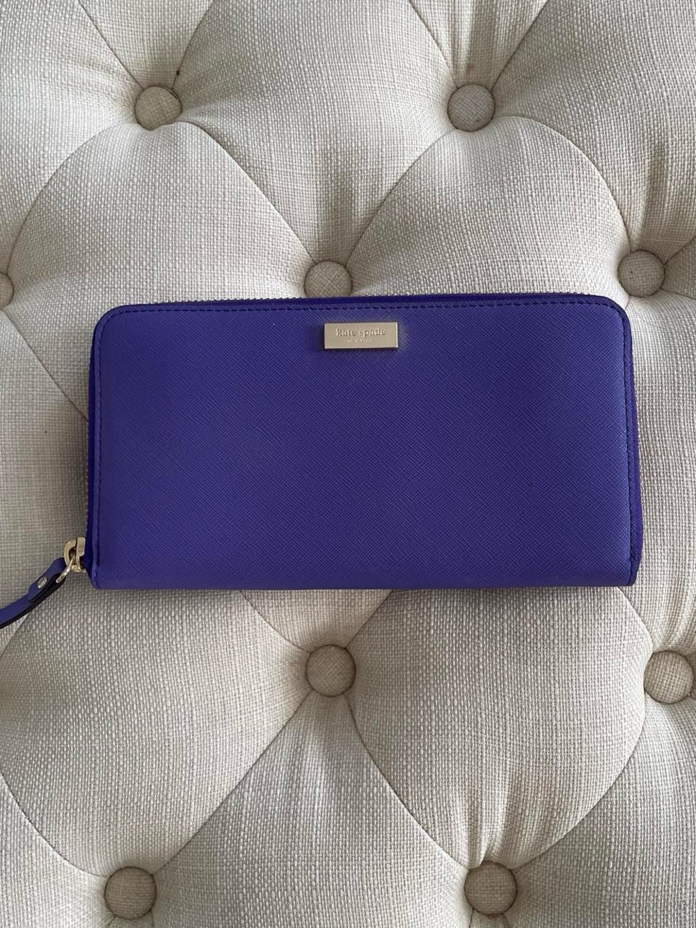 Kate Spade Purple Zip-Around Wallet